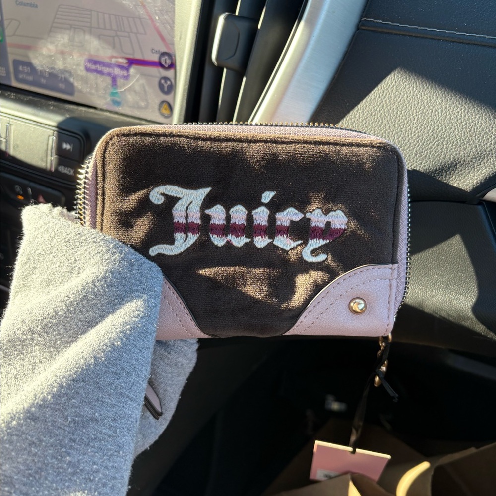 Juicy Couture Brown and Pink Wallet